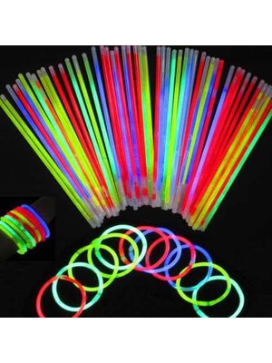 Uygun Glow Stick Fosforlu Kırılan Çubuk 100 Adet