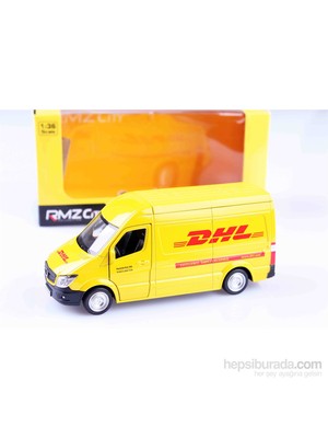 Dhl Mercedes-Benz Sprinter 1/36 Çek Bırak Die Cast Model Araç