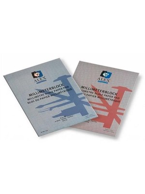 Alex Milimetrik Blok A4 80 Gr Kırmız 20 Yp