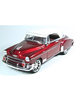 Motormax 1:18 1950 Chevy Bel Air Kırmızı Diecast Model Araba