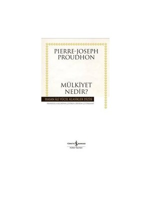 Mülkiyet Nedir - Ciltli  - Pierre - Joseph Proudhon