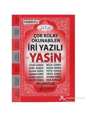 Çok Kolay Okunabilen İri Yazılı 41 Yasin - Cep Boy (Kod Fo13)