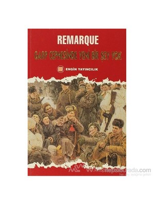 Garp Cephesinde Yeni Bir Şey Yok-Erich Maria Remarque
