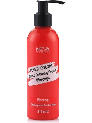 Nevacolor Neva Flashy Colors Blorange Direkt Uygulanan Krem Saç Boyası 215Ml