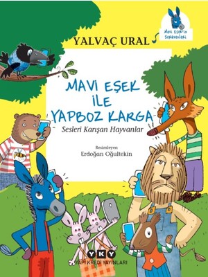 Mavi Eşek İle Yapboz Karga Sesleri Karışan Hayvanlar