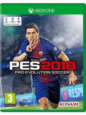 Konami Xbox One PES 2018 Türkçe Menülü Spor Oyunu Çoklu Oyuncu Desteği ile Eğlenceli