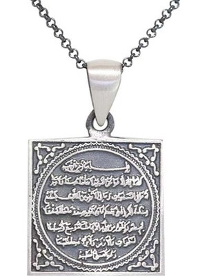Altınsepeti Ayet-El Kürsi Gümüş Kolye G495Kl