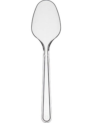 Micro Lüks Plastik Kaşık Büyük 100'lü