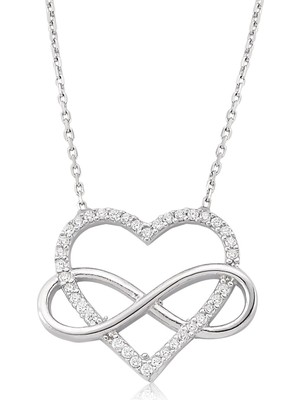 Ervanur Gümüş Kalbim Sonsuza Kadar Seninle Kolye