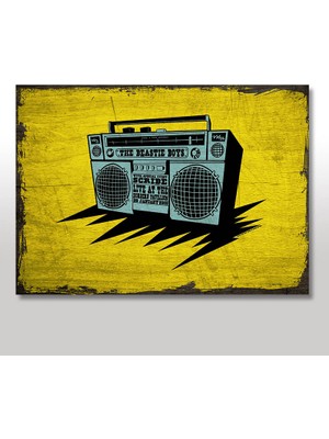 Cakasepetim Ahşap Tablo Nostalji Radio