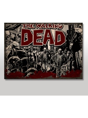 Cakasepetim Ahşap Tablo The Walking Dead