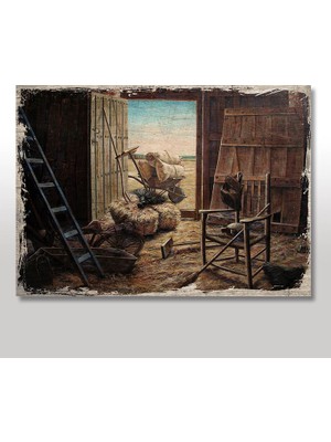 Cakasepetim Ahşap Tablo Samanlı