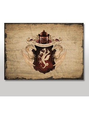 Cakasepetim Ahşap Tablo Ateş Ve Kan Taht Oyunları