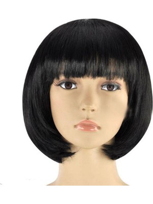 PartiBulutu Siyah Küt Peruk