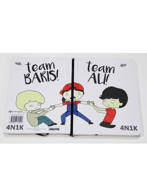 4N1K- 12X16 Cm Defter-Team Ali-Barış