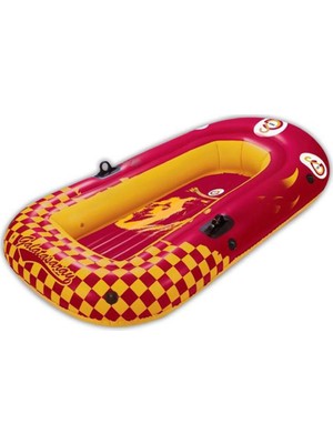 Galatasaray Şişme Deniz Botu Lisanslı Taraftar Bot Galatasaray 2 Kişilik 190 x 144 cm
