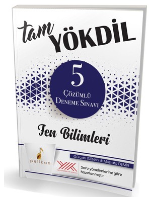 Pelikan Yayınları Tam YÖKDİL  Fen Bilimleri 5 Deneme Çözümlü