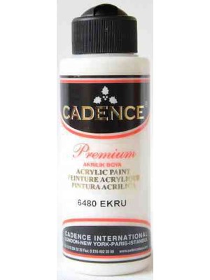 Cadence Ekru Akrilik Boya 120 ml Premium Kalite Yüksek Kapatma Gücü ile Su Bazlı