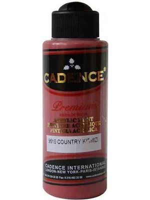 Cadence Country Kırmızı Akrilik Boya 120 ml