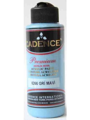 Cadence 120 ml Gri Mavi Akrilik Boya Premium Kalite Yüksek Kapatma Gücü ile Su Bazlı