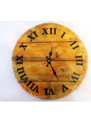 Markakanvas Ahşap Duvar Saati