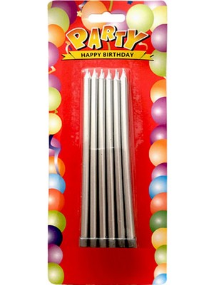 Elite Time Mum Yaldızlı Uzun 18 Cm Gümüş P12-144 - Ar1660G