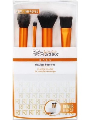 Real Techniques Flawless Base - Ten Makyajı Fırça Seti