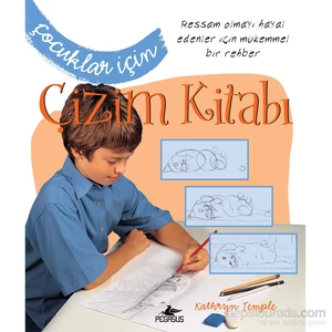 Çocuklar İçin Çizim Kitabı Kathryn Temple 112 Sayfa Türkçe Eğlenceli Rehber