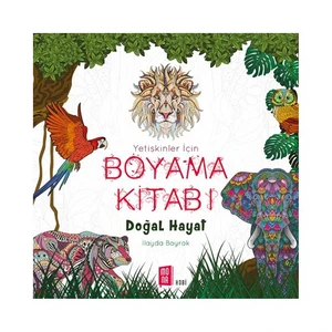 Mona Kitap Mona Boyama Kitabı İlayda Bayrak Doğal Hayat Temalı 50 Sayfa