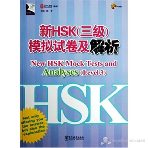 New HSK Mock Tests and Analyses Level 3 +MP3 CD (Çince Yeterlilik Sınavı)