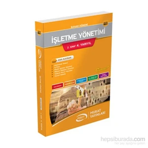 Murat Yayınları Açıköğretim 8041 İşletme Yönetimi 2. Sınıf 4. Yarıyıl