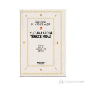 Kur'An-I Kerim Türkçe Meali (Cep Boy)-Elmalılı Muhammed Hamdi Yazır