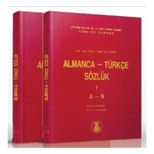 Türk Dil Kurumu Yayınları Almanca - Türkçe Sözlük 2 Cilt Takım