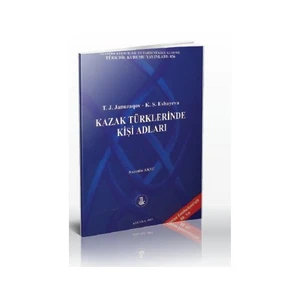 Türk Dil Kurumu Yayınları Kazak Türklerinde Kişi Adları