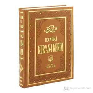Tecvidli Kur'An-I Kerim - Bilgisayar Hatlı (Rahle Boy -Termo Deri)
