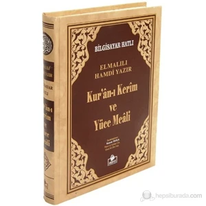Kur'an-ı Kerim ve Kelime Meali (Cami Boy) (Bilgisayar Hatlı) - Elmalılı Muhammed Hamdi Yazır