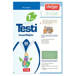 Değer Yayınları 7. Sınıf Sosyal Bilgiler Konu Testi