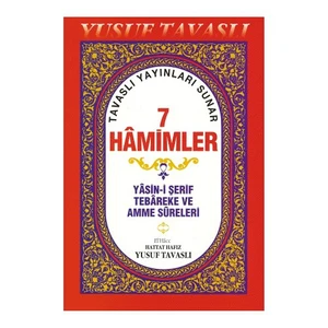 7 Hamimler Yasin-İ Şerif Tebareke Ve Amme Sureleri (Iı. Hamur) (Dergi Boy)-Yusuf Tavaslı