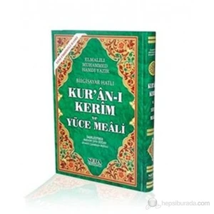 Bilgisayar Hatlı Kur'An-I Kerim Ve Yüce Meali (Orta Boy, Kod:149)-Elmalılı Muhammed Hamdi Yazır