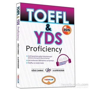 Yediiklim Yayınları TOELF YDS Proficiency - A.Alper Bodur