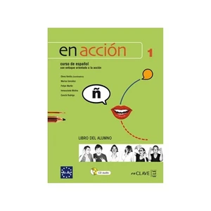 En Acción 1 Libro Del Alumno (Ders Kitabı +Audio Descargable) İspanyolca Temel Ve Orta-Alt Seviye-Elena Verdia
