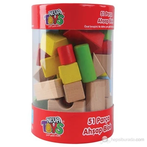 Neva Toys Ahşap Blok (51 Parça)