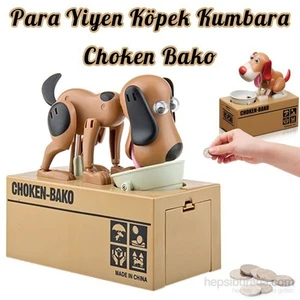 Para Yiyen Köpek Kumbara Choken Bako