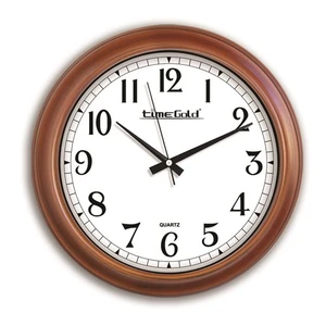 Time Gold Ahşap Görünümlü Duvar Saati-35cm TG151
