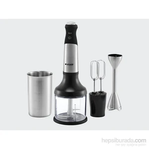 K 1280 El Blender Setı 750 W.+İnox Gövde Çelik Blender