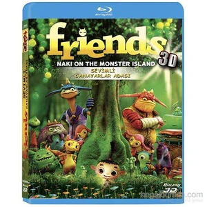 Friends Naki on the Monster Island (Sevimli Canavarlar) (3D Blu-Ray)