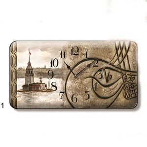 Time Gold Sardunya Duvar Saati Tuğra Kız Kulesi