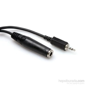 1/4" Trs (F) - 3.5 Mm. Trs (M) Kulaklık Adaptörü, 7.5 Mt.