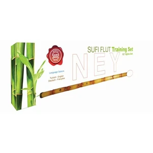 Kamışlı Ney Eğitim Seti (1 Ney + 1 CD + 1 DVD + 1 Kitap)