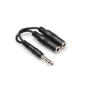 HOSA 1/4'' TRS (M) <-> Dual 1/4'' TRS (F) Y-kablo
